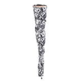 contas em dólar 20 cm FLAMINGO-3000DP botas overknee de saltos pole dance